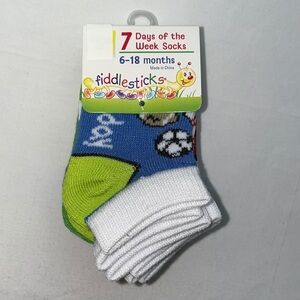 New Kids 7 Days of the Week Socks 6 - 18 Months
